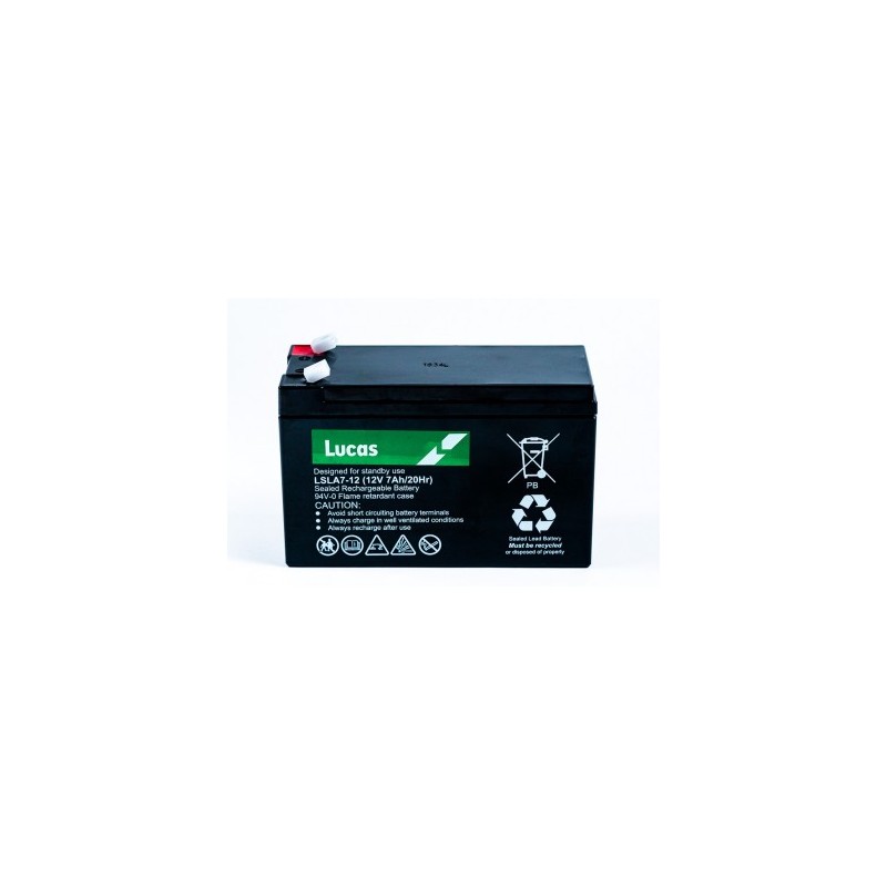Batterie Plomb étanche Stationnaire VRLA AGM LSLA7-12 12V 7Ah - Batterie alarme